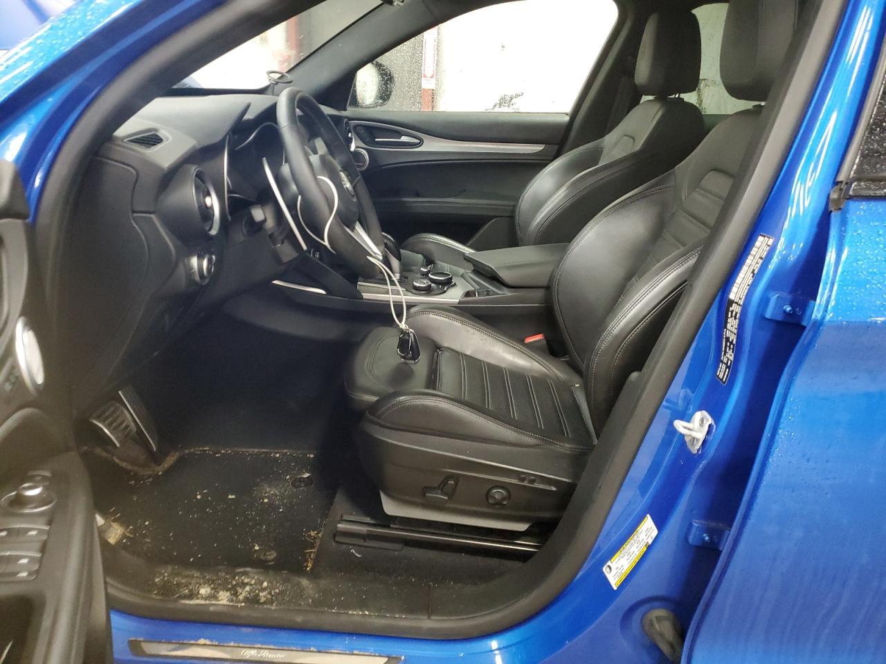 2019 Alfa Romeo Stelvio VIN ZASPAKBN2K7C55928 Copart auction photo, undercarriage / side damage thumbnail 7