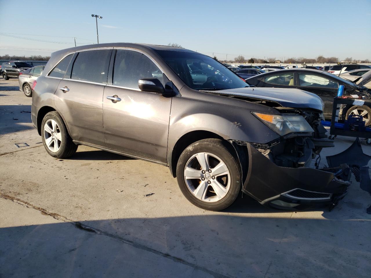 2010 Acura MDX VIN 2HNYD2H60AH506642 Copart auction photo, side / hail damage thumbnail 4