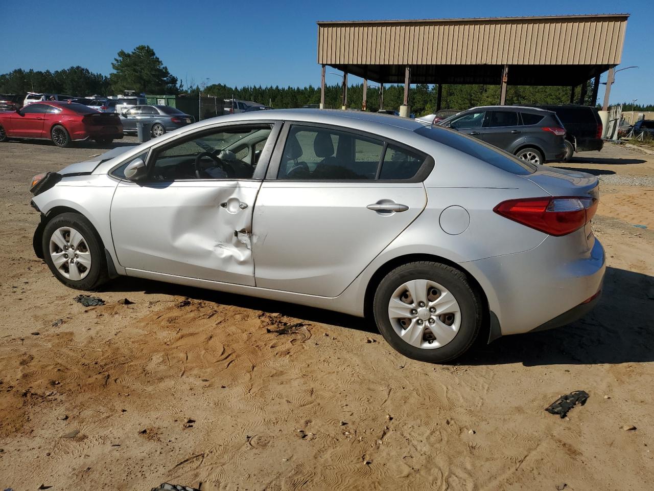 2016 KIA Forte VIN KNAFK4A63G5469463 Copart auction photo, front end / side damage thumbnail 2