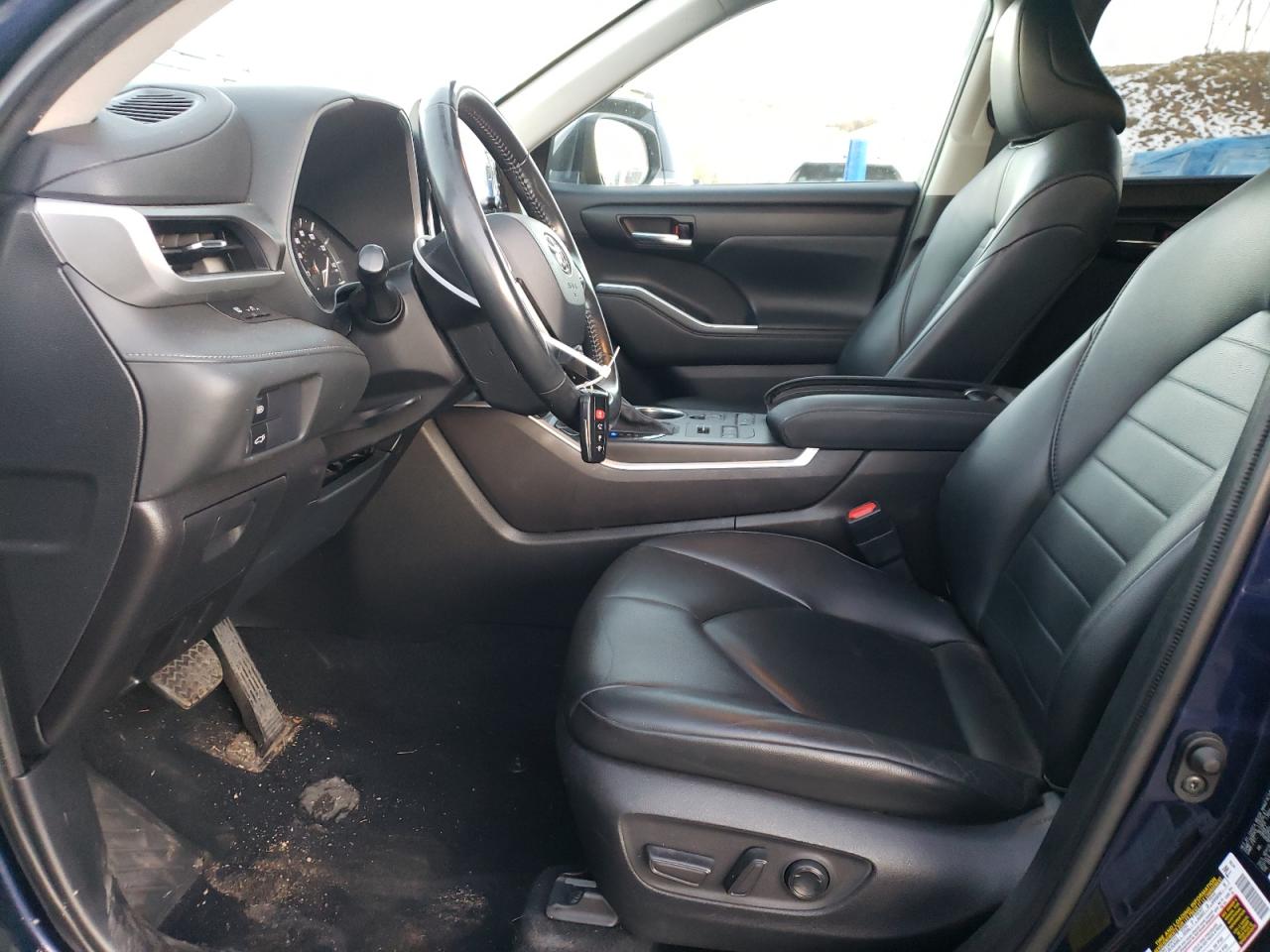 2021 Toyota Highlander VIN 5TDGZRBH7MS525376 Copart auction photo, rear end / hail damage thumbnail 7