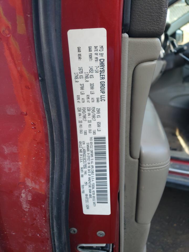 2011 Jeep Grand Cherokee VIN 1J4RR4GG1BC517956 Copart auction photo, rear end damage thumbnail 13