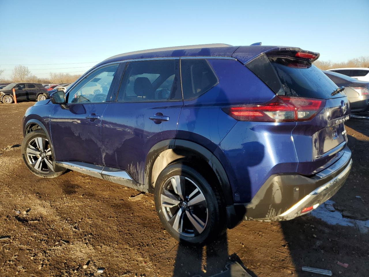 2021 Nissan Rogue VIN JN8AT3DD3MW315988 Copart auction photo, front end / side damage thumbnail 2