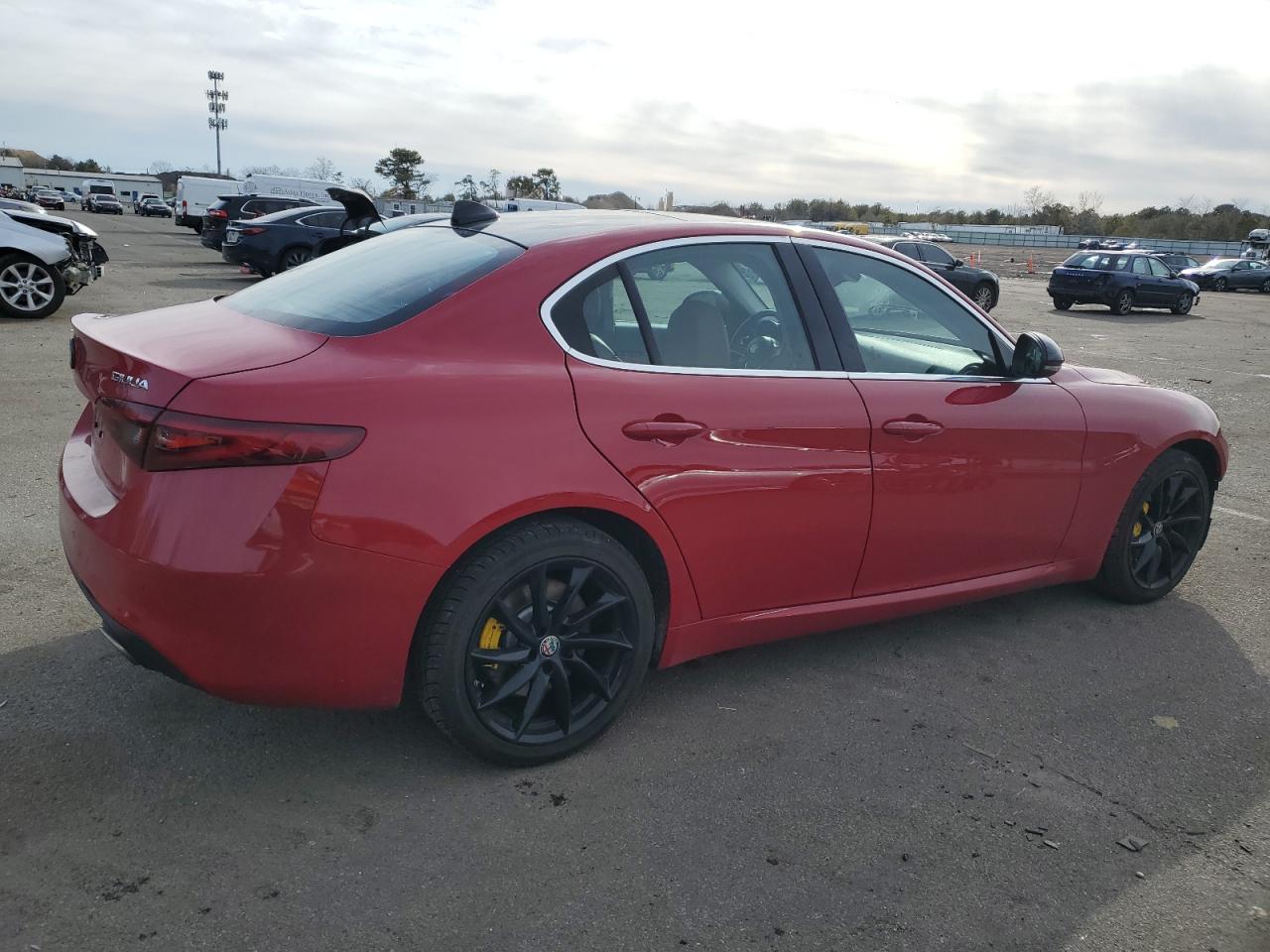 2017 Alfa Romeo Giulia VIN ZARFAEDNXH7560496 Copart auction photo, front end damage thumbnail 3