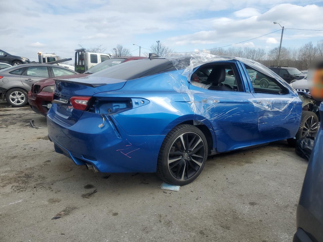 2019 Toyota Camry VIN 4T1B61HKXKU228405 Copart auction photo, all over damage thumbnail 3