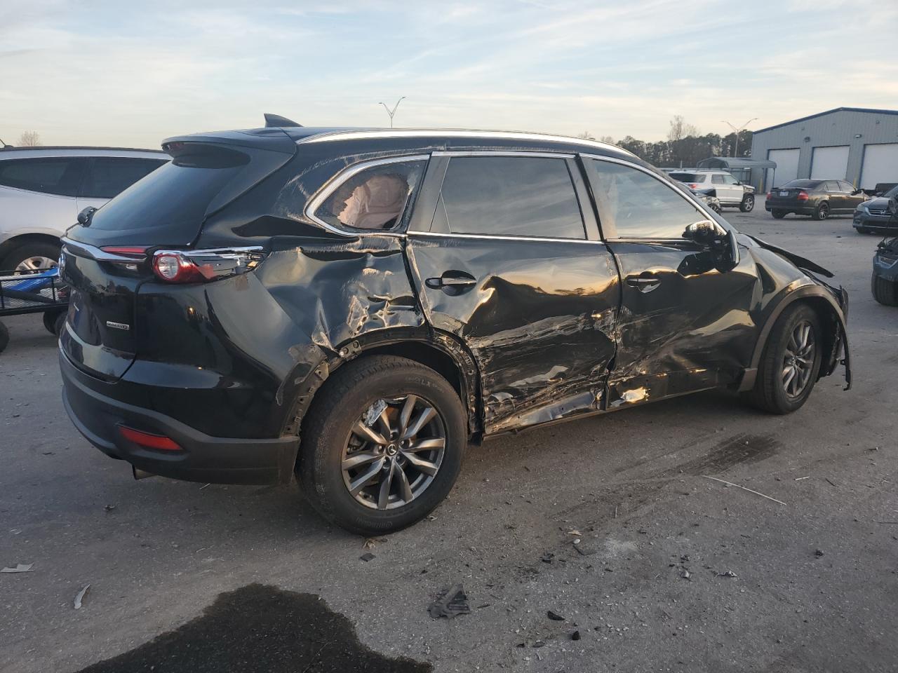 2021 Mazda CX-9 VIN JM3TCABYXM0515467 Copart auction photo, all over damage thumbnail 3