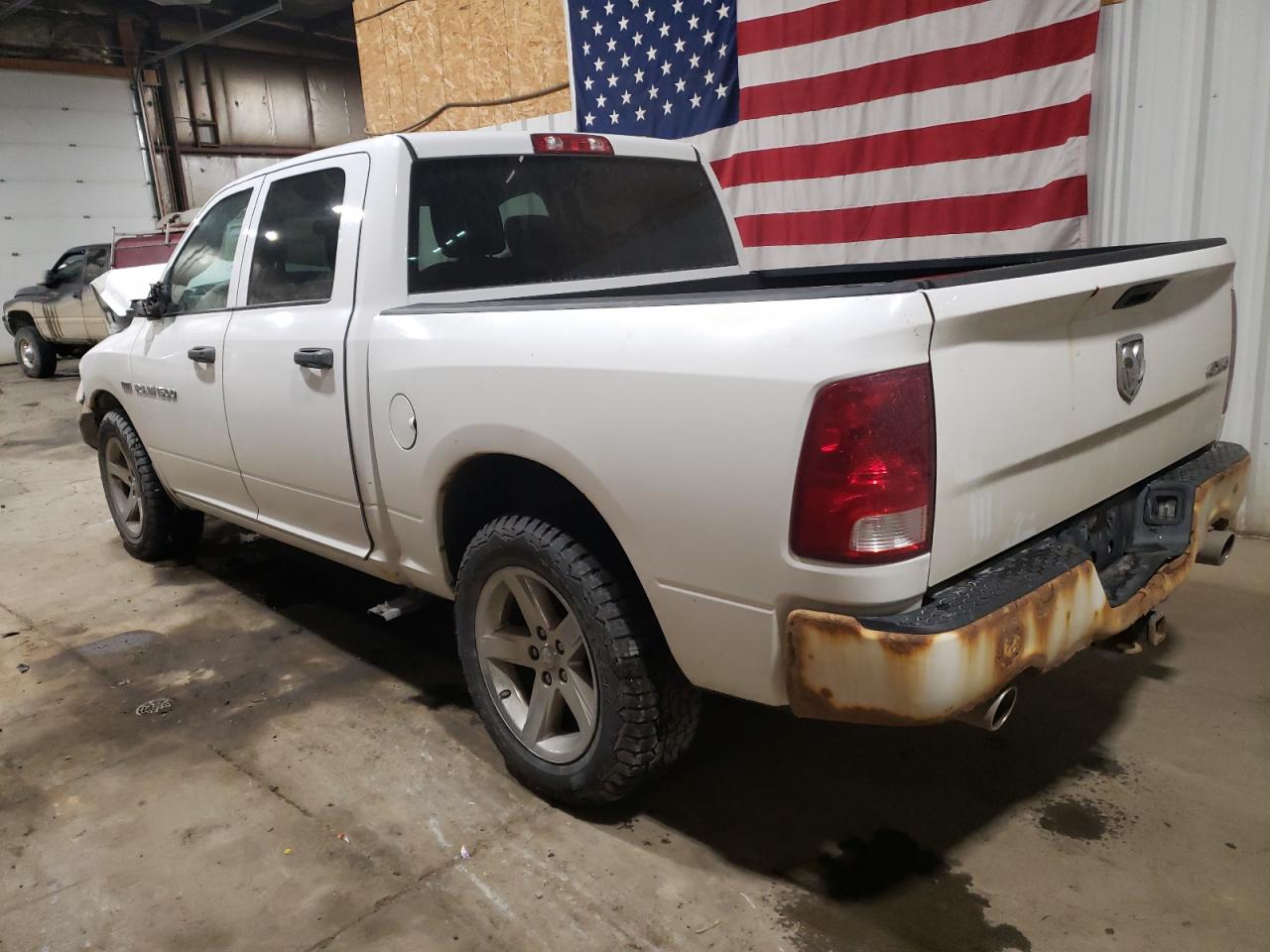 2012 Dodge RAM VIN 1C6RD7KT8CS142561 Copart auction photo, front end damage thumbnail 2