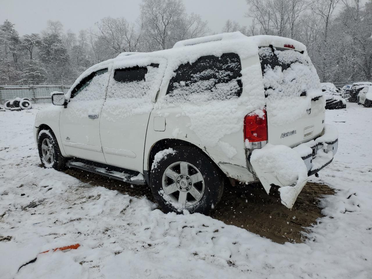 2005 Nissan Armada VIN 5N1AA08B95N723388 Copart auction photo, mechanical / rear end damage thumbnail 2