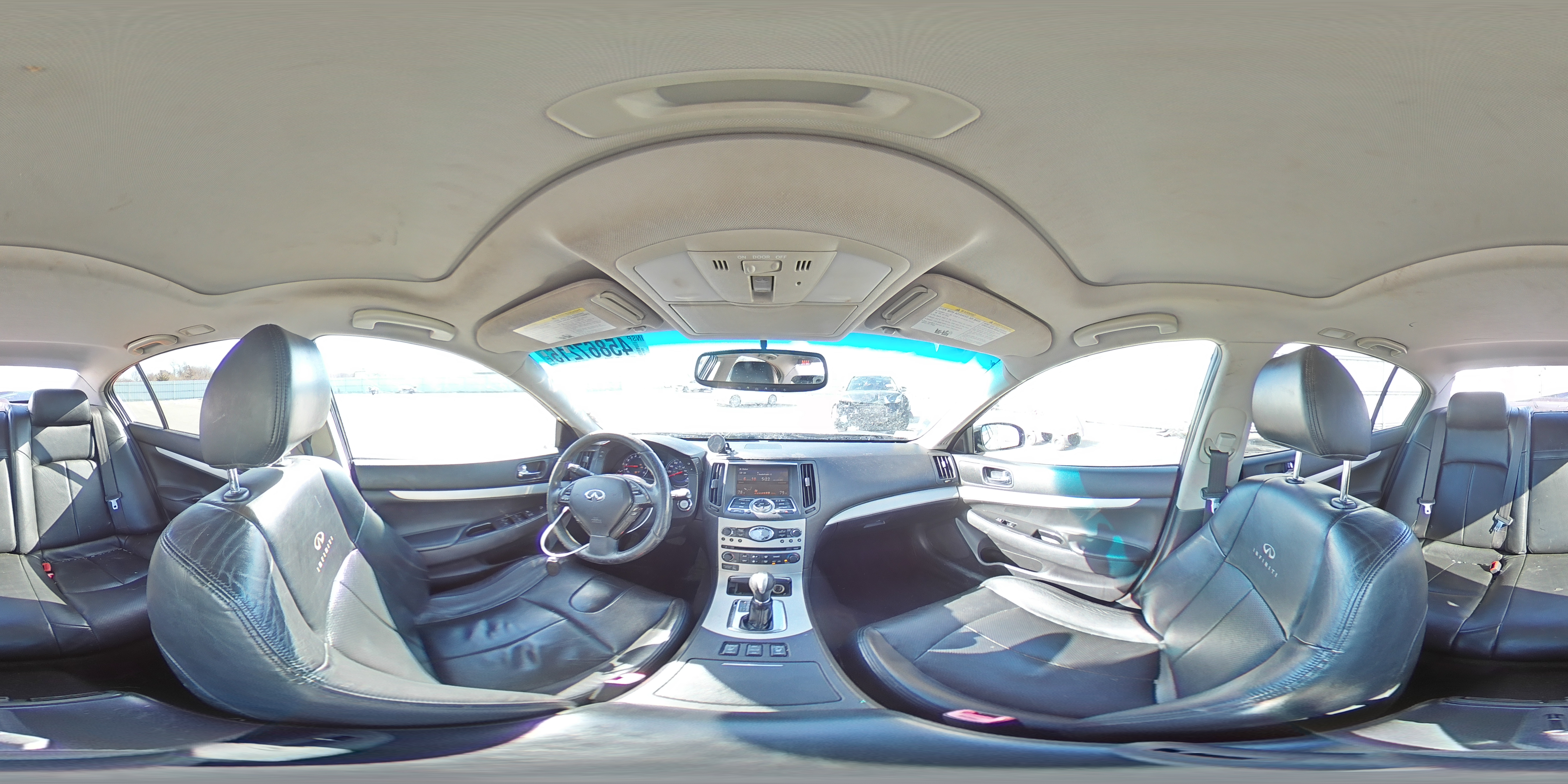 2008 Infiniti G VIN JNKBV61F88M257569 Copart auction photo, rear end / front end damage thumbnail 13