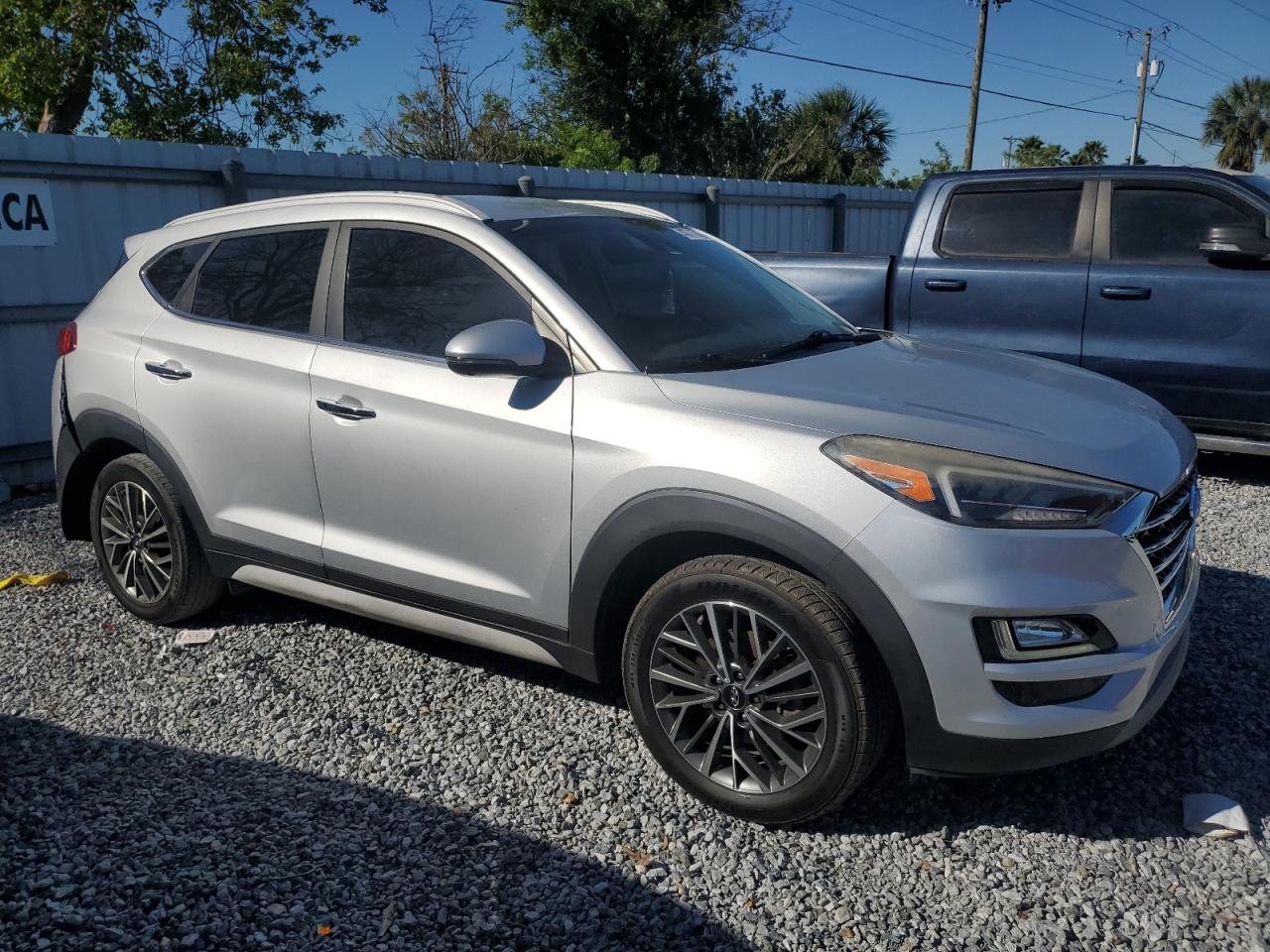 2019 Hyundai Tucson VIN KM8J33AL2KU858440 Copart auction photo, rear end damage thumbnail 4