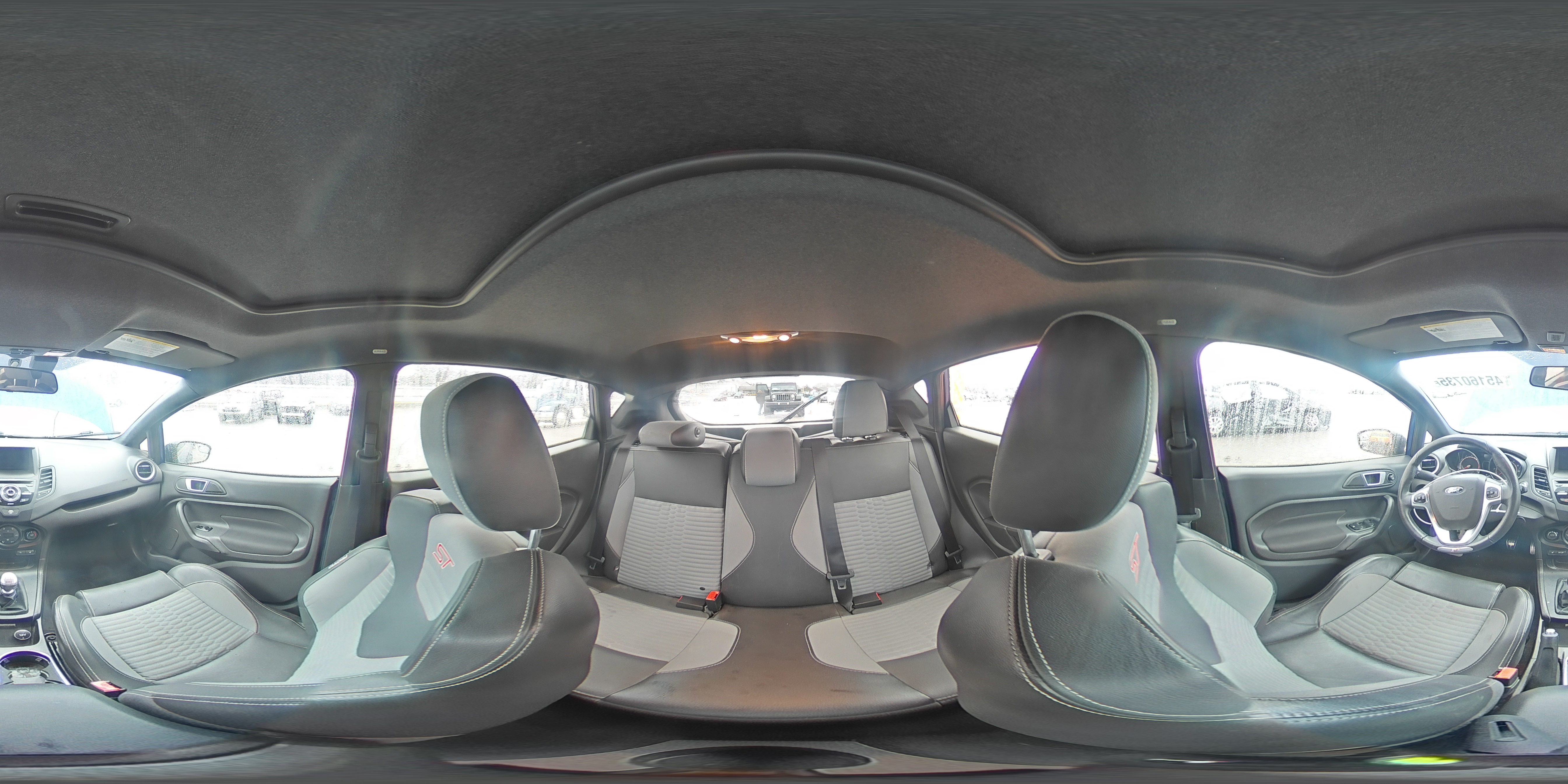2014 Ford Fiesta VIN 3FADP4GX5EM236452 Copart auction photo, front end damage thumbnail 13