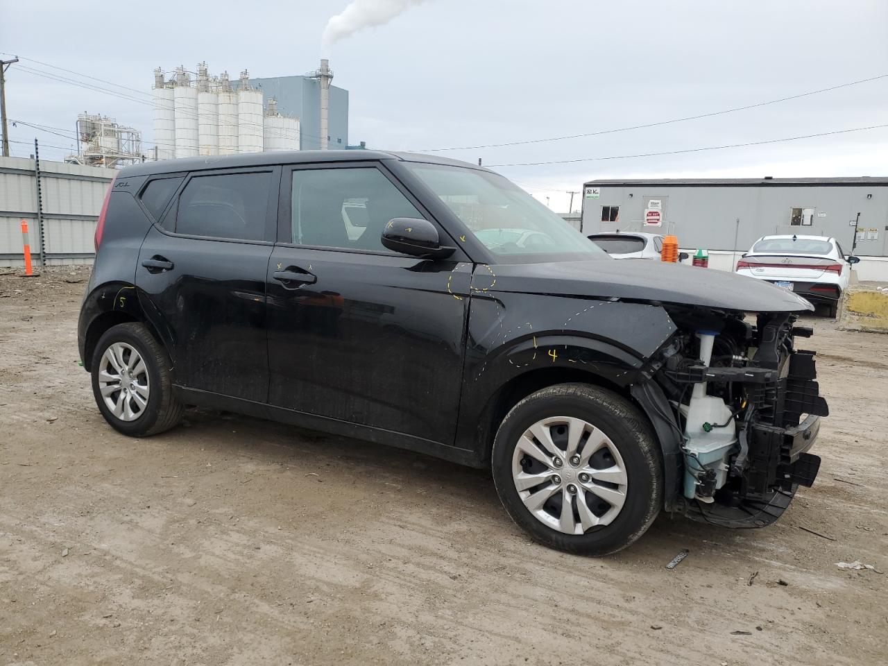 2020 KIA Soul VIN KNDJ23AU3L7723628 Copart auction photo, front end damage thumbnail 4