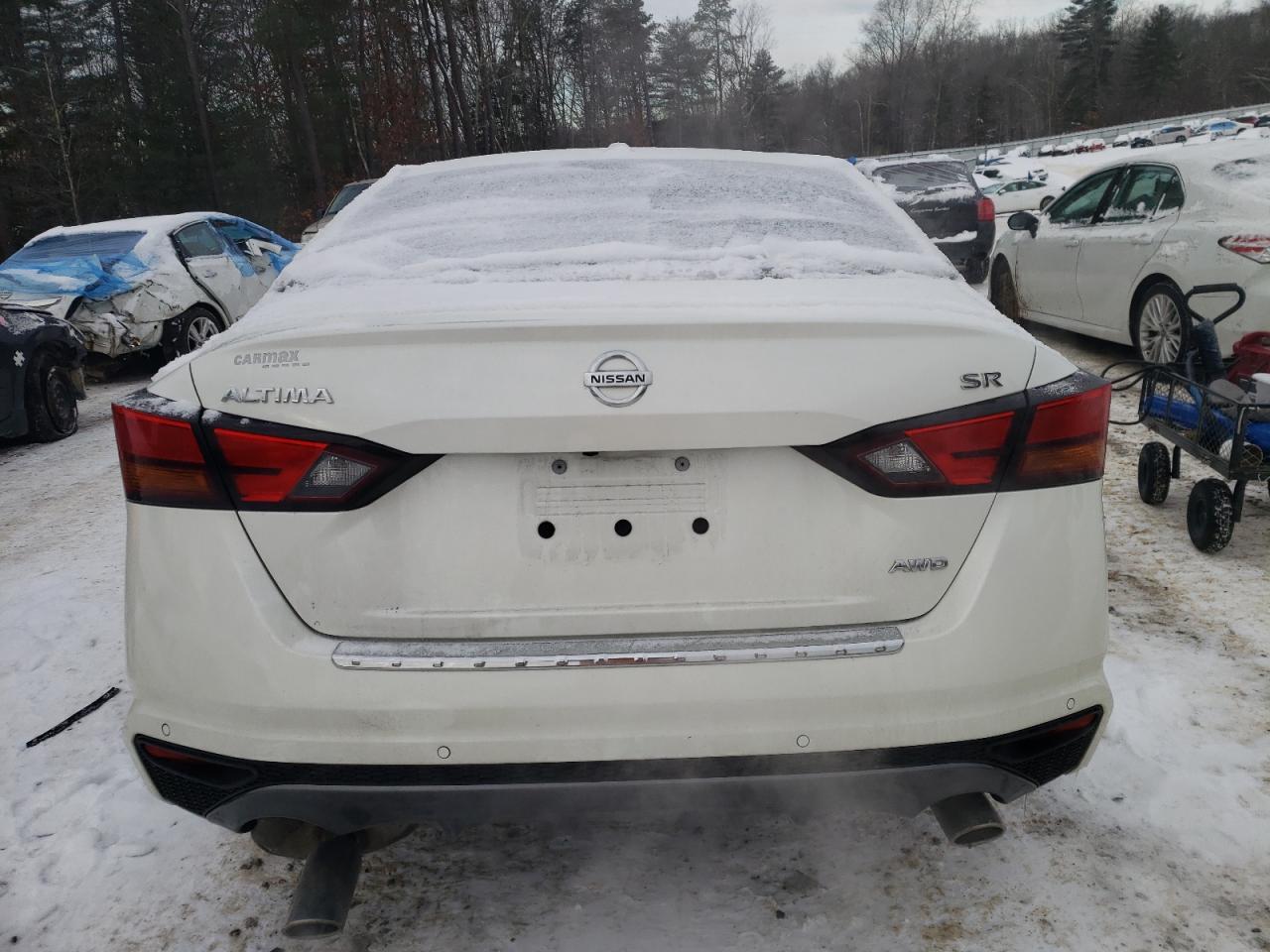 2020 Nissan Altima VIN 1N4BL4CWXLC283801 Copart auction photo, front end / side damage thumbnail 6