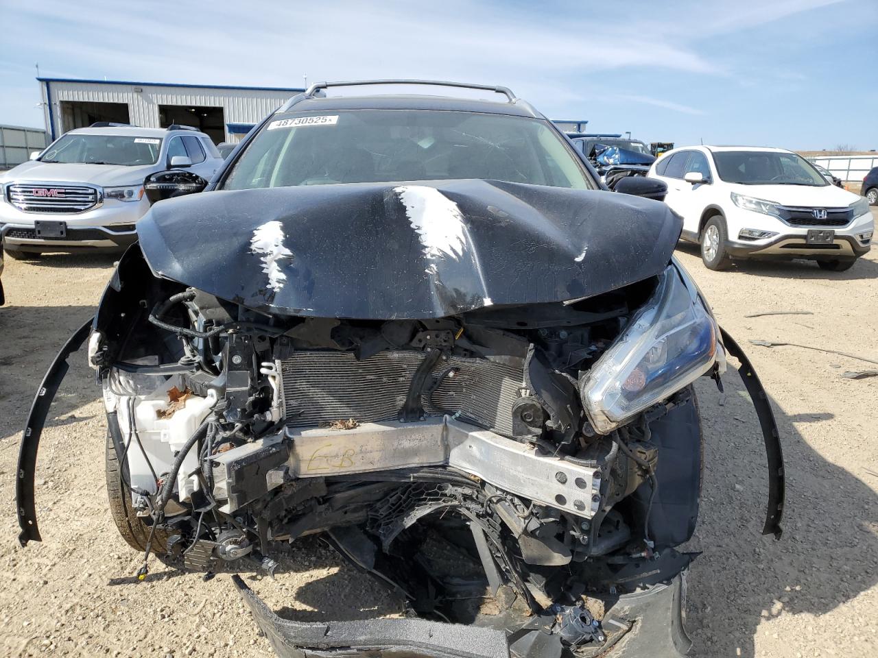 2018 Nissan Murano VIN 5N1AZ2MH3JN109428 Copart auction photo, front end / side damage thumbnail 5