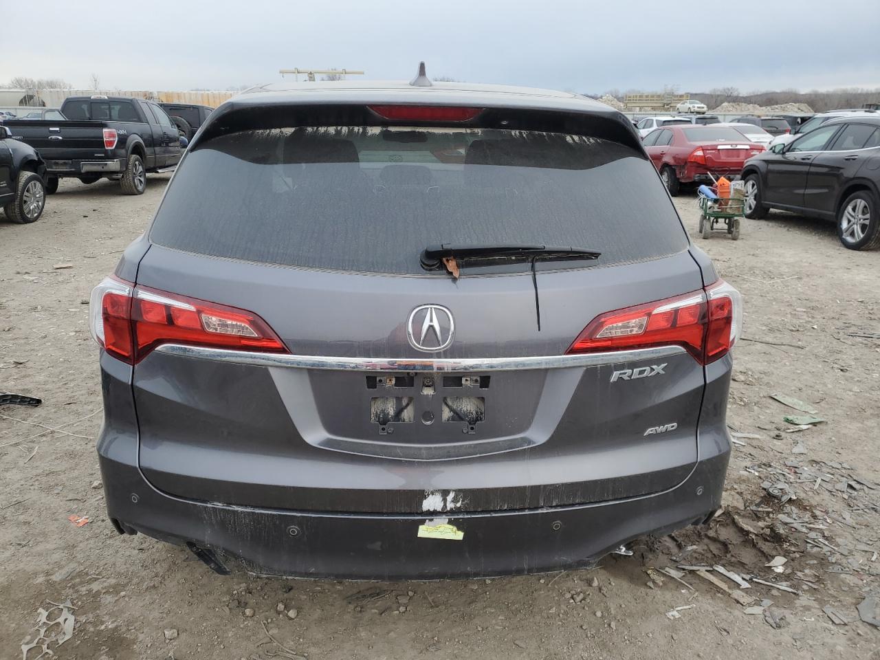 2017 Acura RDX VIN 5J8TB4H76HL028624 Copart auction photo, side damage thumbnail 6