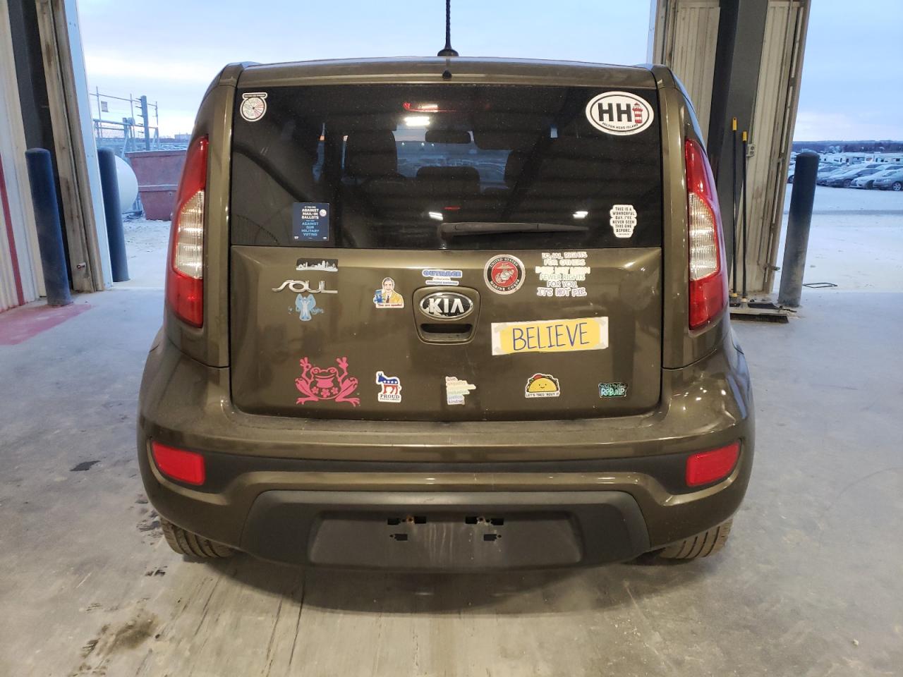 2013 KIA Soul VIN KNDJT2A64D7537333 Copart auction photo, front end damage thumbnail 6