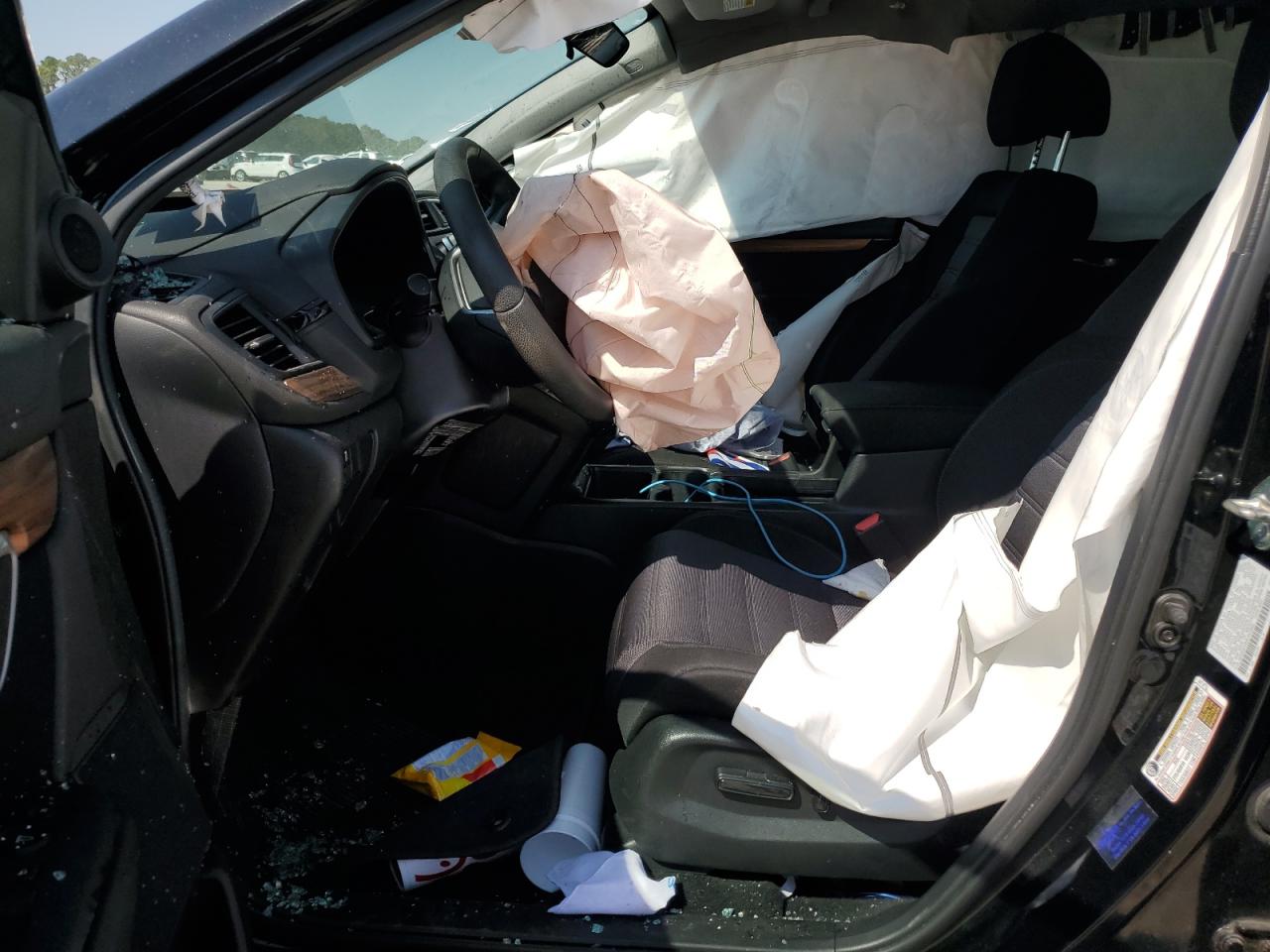 2020 Honda CR-V VIN 2HKRW1H54LH412862 Copart auction photo, front end / side damage thumbnail 7
