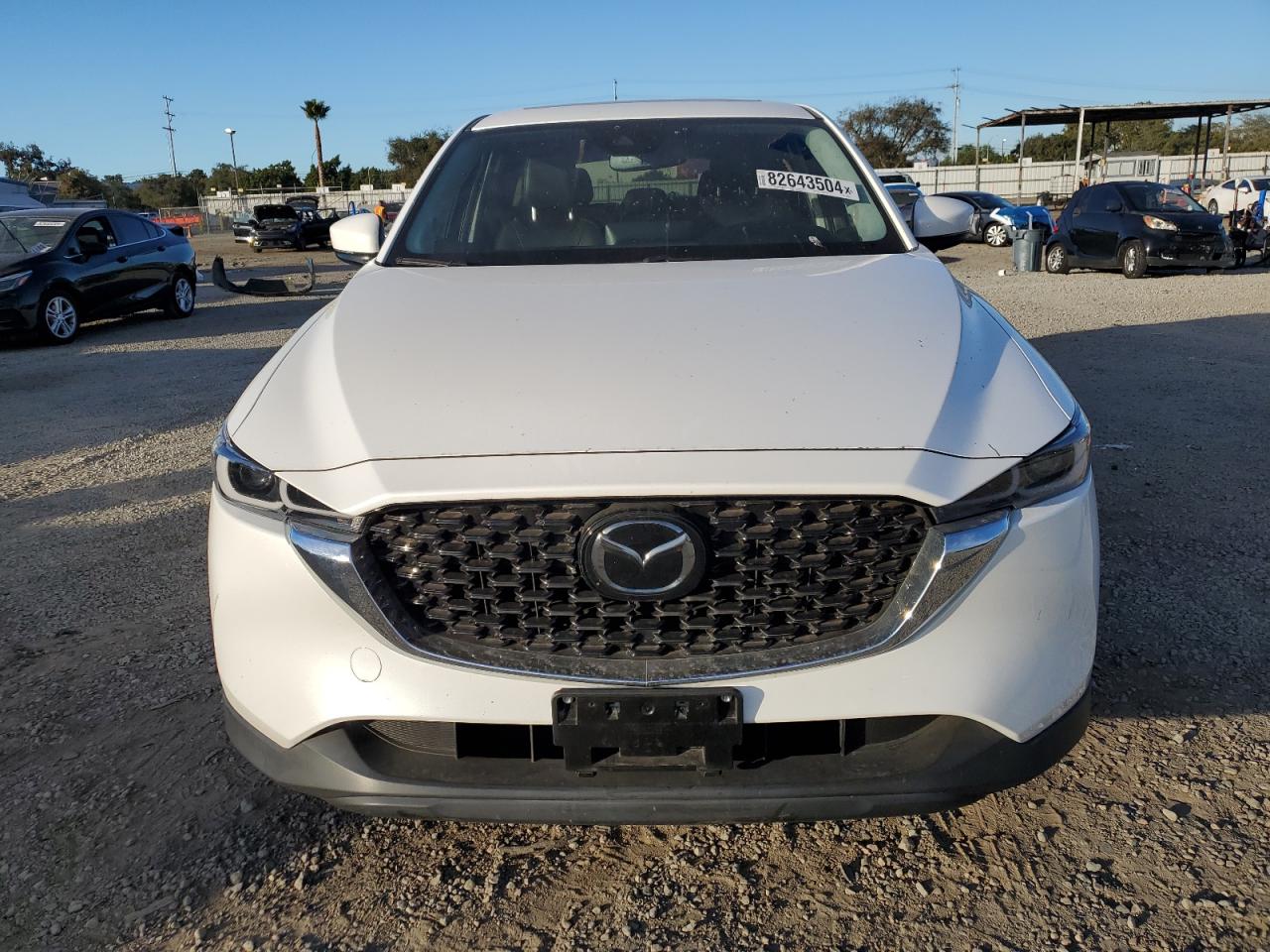 2022 Mazda CX-5 VIN JM3KFBDMXN0638495 Copart auction photo, rear end / side damage thumbnail 5