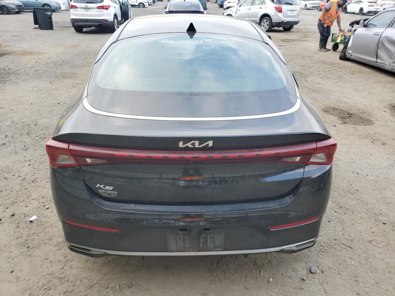 2022 KIA K5 VIN 5XXG34J24NG146579 Copart auction photo, side damage thumbnail 6