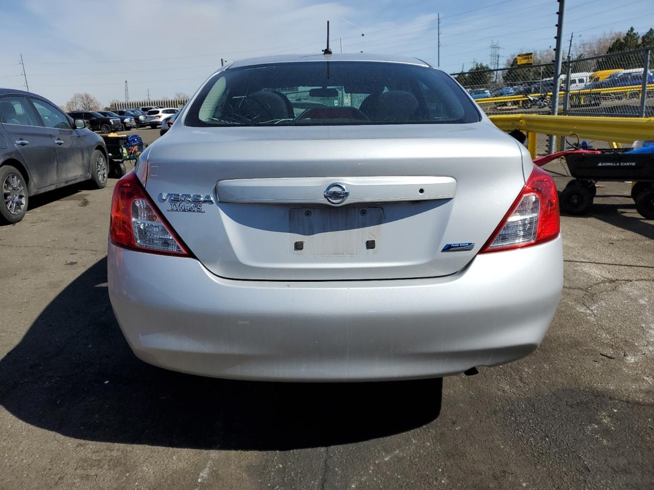 2013 Nissan Versa VIN 3N1CN7AP0DL861399 Copart auction photo, front end damage thumbnail 6
