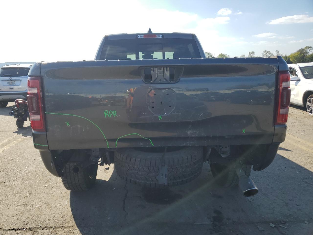 2020 RAM 1500 VIN 1C6SRFRT6LN342310 Copart auction photo, rear end damage thumbnail 6