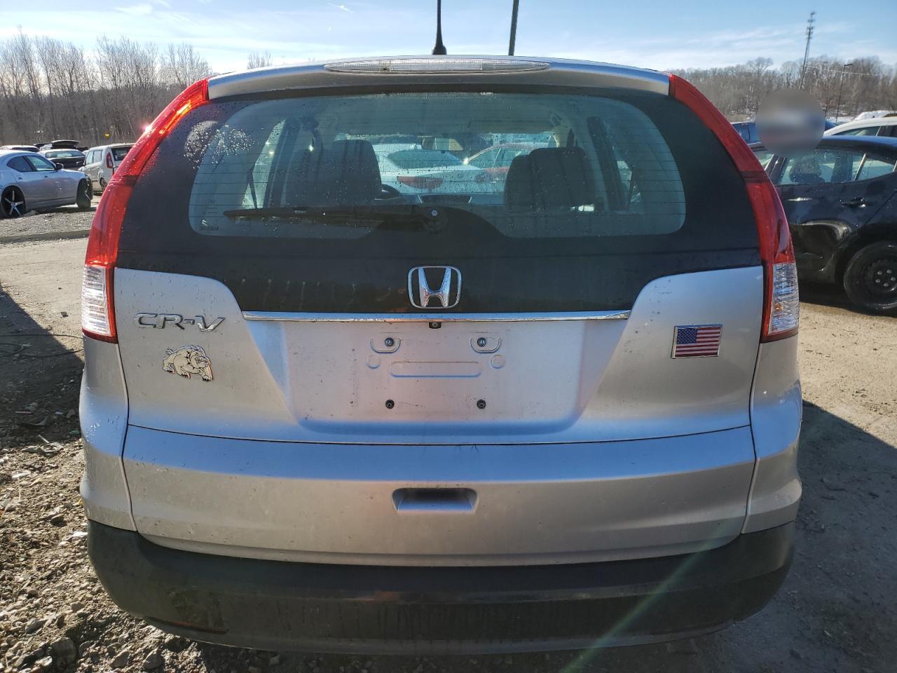 2014 Honda CR-V VIN 2HKRM3H38EH525295 Copart auction photo, side damage thumbnail 6