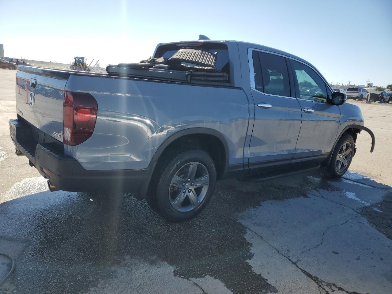 2022 Honda Ridgeline VIN 5FPYK3F75NB013409 Copart auction photo, front end damage thumbnail 3