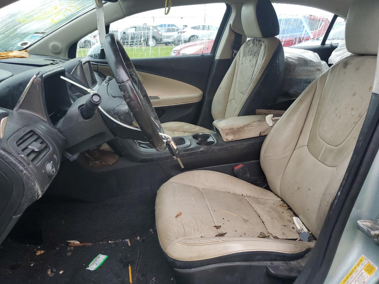 2012 Chevrolet Volt VIN 1G1RD6E43CU100951 Copart auction photo, water/flood damage thumbnail 7