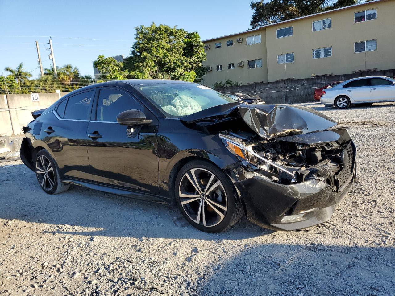 2020 Nissan Sentra VIN 3N1AB8DV5LY206303 Copart auction photo, front end / rear end damage thumbnail 4