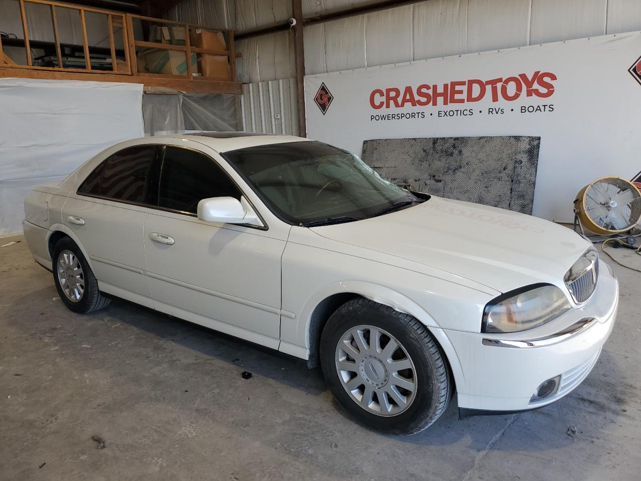 2003 Lincoln LS VIN 1LNHM86S33Y691282 Copart auction photo, side damage thumbnail 4