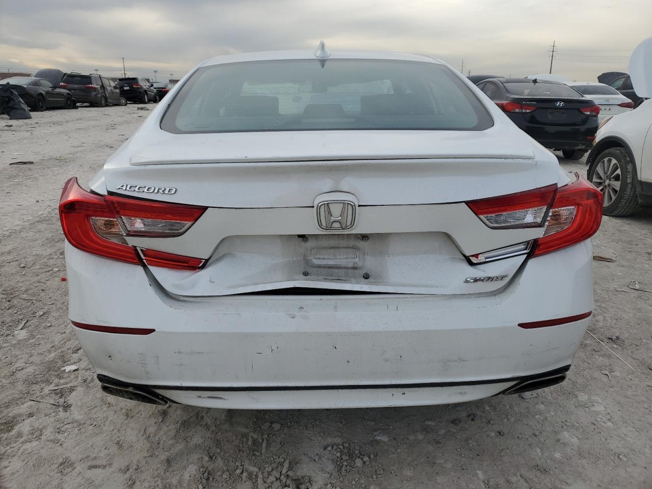 2019 Honda Accord VIN 1HGCV1F30KA086947 Copart auction photo, rear end / front end damage thumbnail 6
