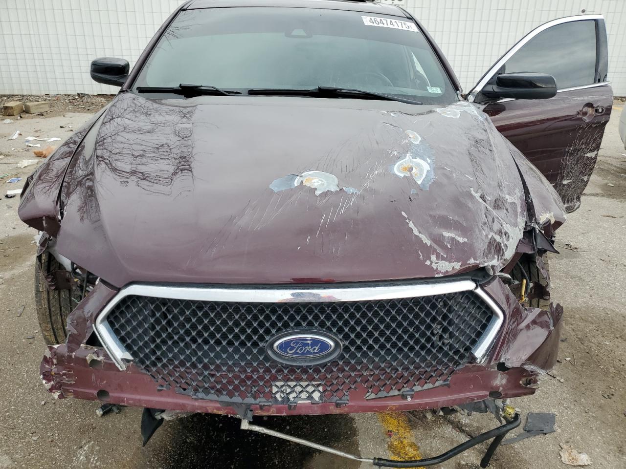 2018 Ford Taurus VIN 1FAHP2KT8JG141608 Copart auction photo, front end / all over damage thumbnail 13