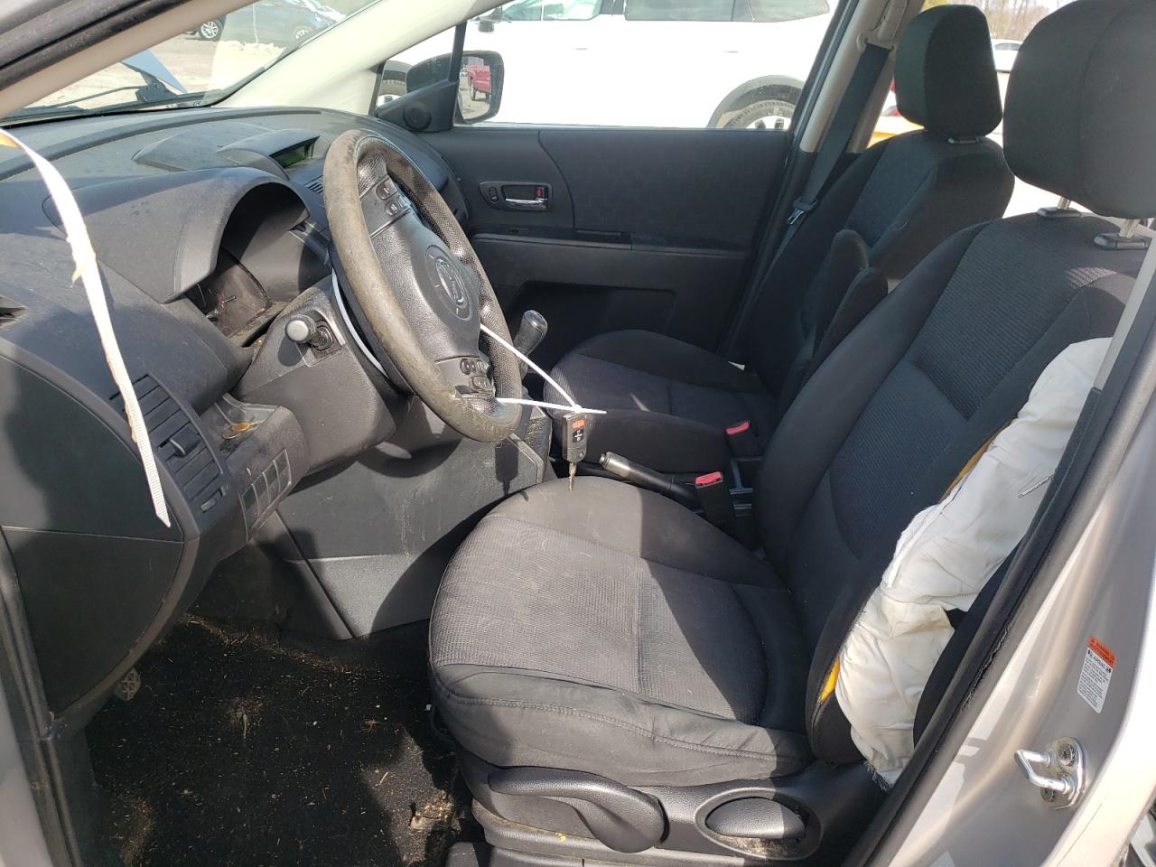 2009 Mazda 5 VIN JM1CR293090350429 Copart auction photo, side damage thumbnail 7