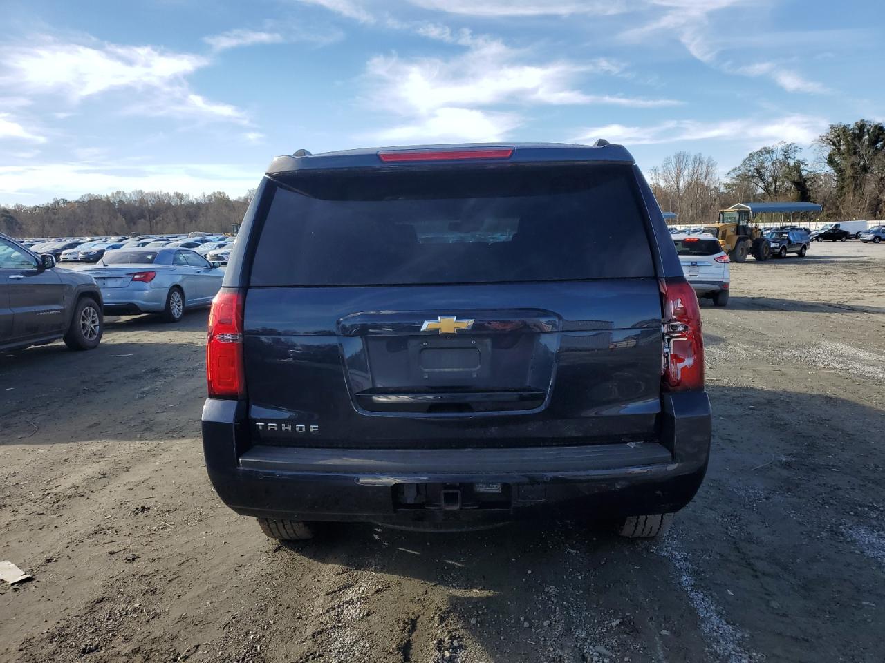 2018 Chevrolet Tahoe VIN 1GNSCBKC9JR161857 Copart auction photo, top/roof damage thumbnail 6
