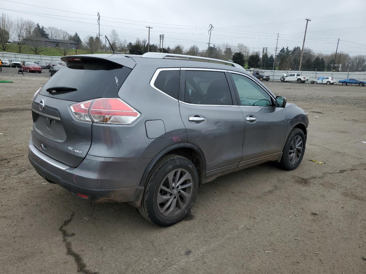 2016 Nissan Rogue VIN 5N1AT2MV3GC824950 Copart auction photo, front end damage thumbnail 3