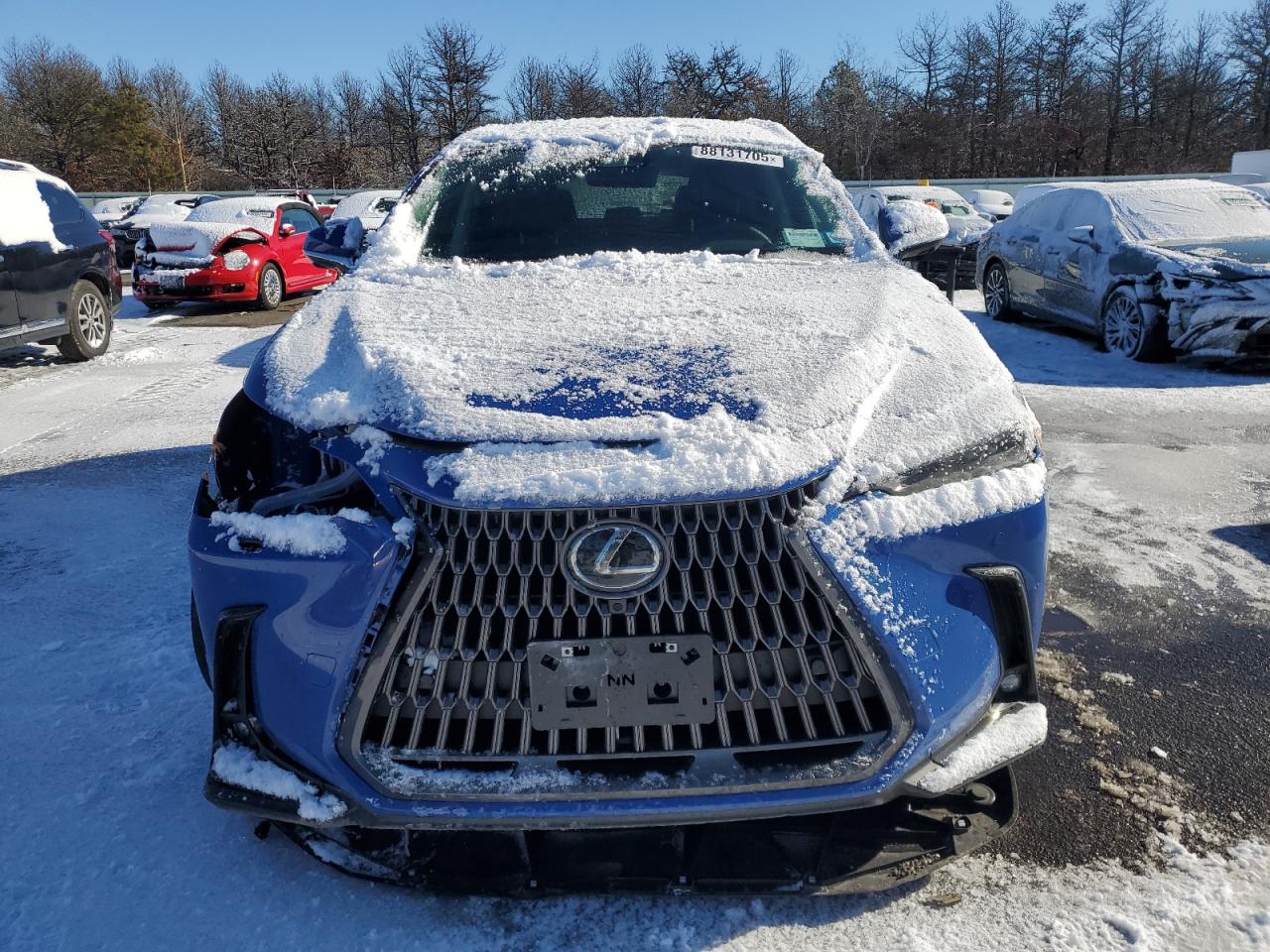 2024 Lexus NX VIN 2T2HGCEZ0RC059703 Copart auction photo, front end / minor dent/scratches damage thumbnail 5