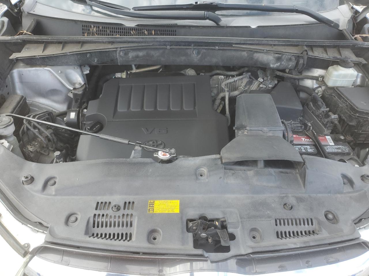 2014 Toyota Highlander VIN 5TDDKRFH6ES029312 Copart auction photo, all over damage thumbnail 14