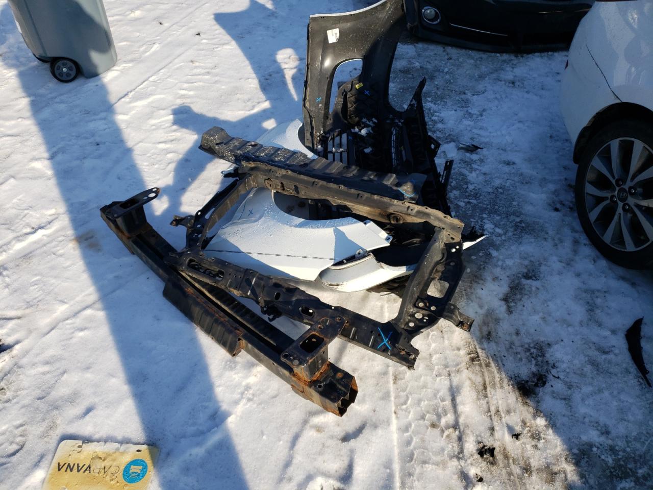 2017 Hyundai Accent VIN KMHCT4AE4HU330830 Copart auction photo, front end / rear end damage thumbnail 12