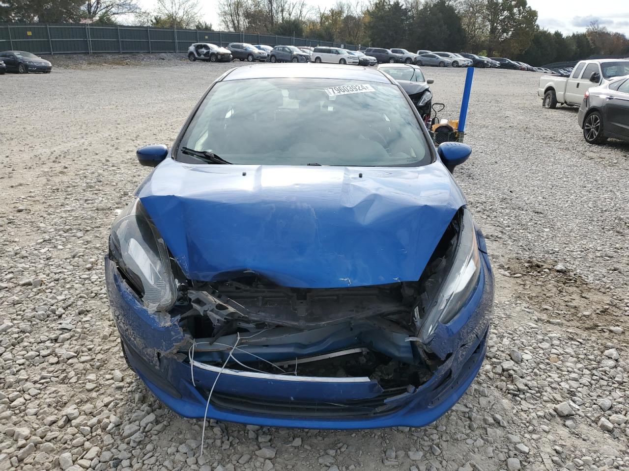 2019 Ford Fiesta VIN 3FADP4BJXKM145563 Copart auction photo, all over / front end damage thumbnail 5