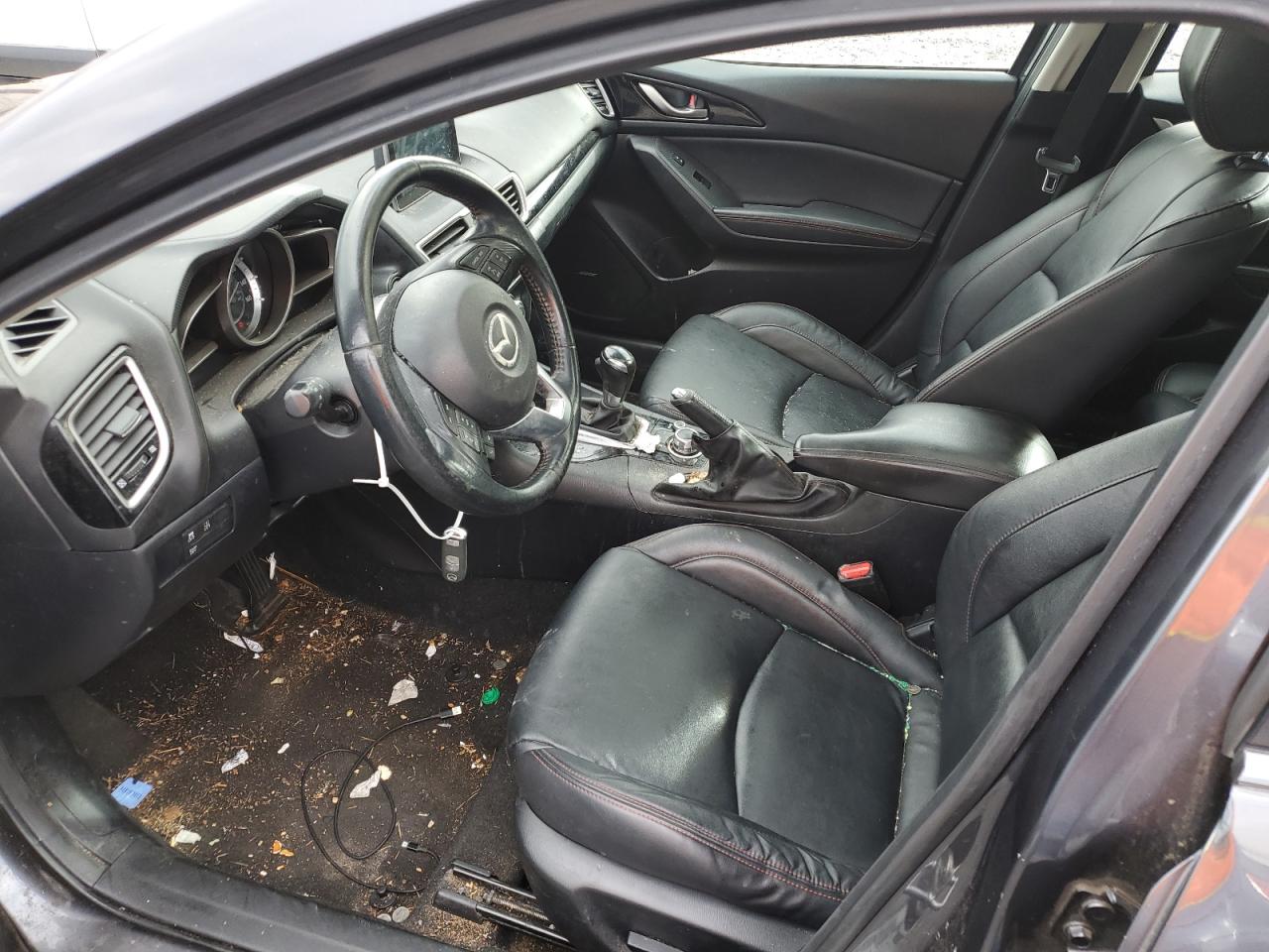 2016 Mazda 3 VIN 3MZBM1N70GM265255 Copart auction photo, rear end / front end damage thumbnail 7