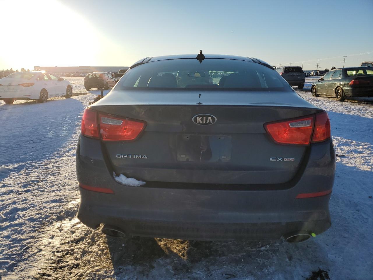 2015 KIA Optima VIN 5XXGN4A7XFG369572 Copart auction photo, front end damage thumbnail 6