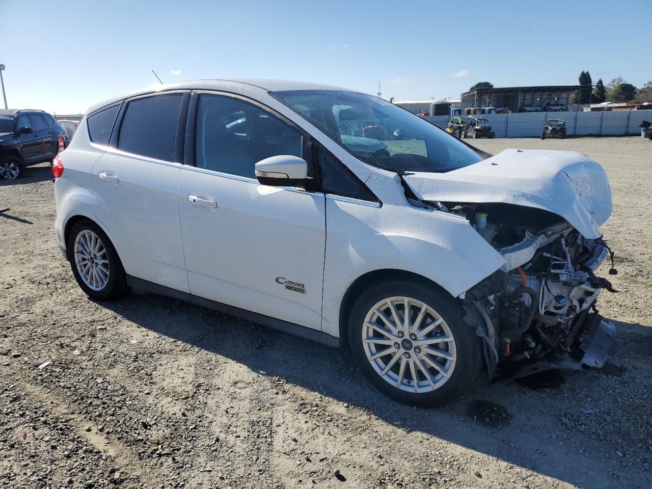 2015 Ford C-MAX VIN 1FADP5CU4FL124021 Copart auction photo, front end / side damage thumbnail 4