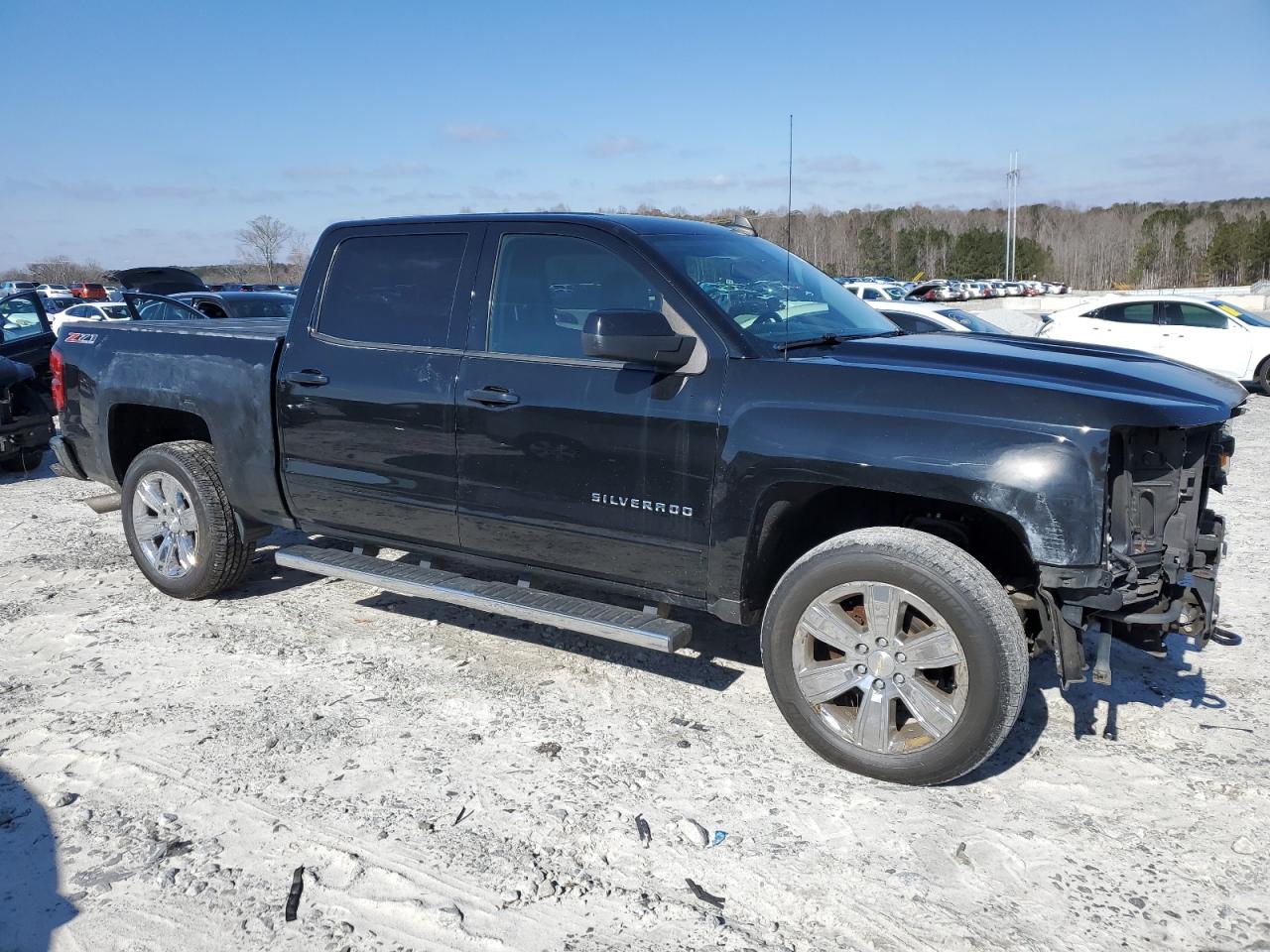 2016 Chevrolet Silverado VIN 3GCUKREHXGG242654 Copart auction photo, all over damage thumbnail 4