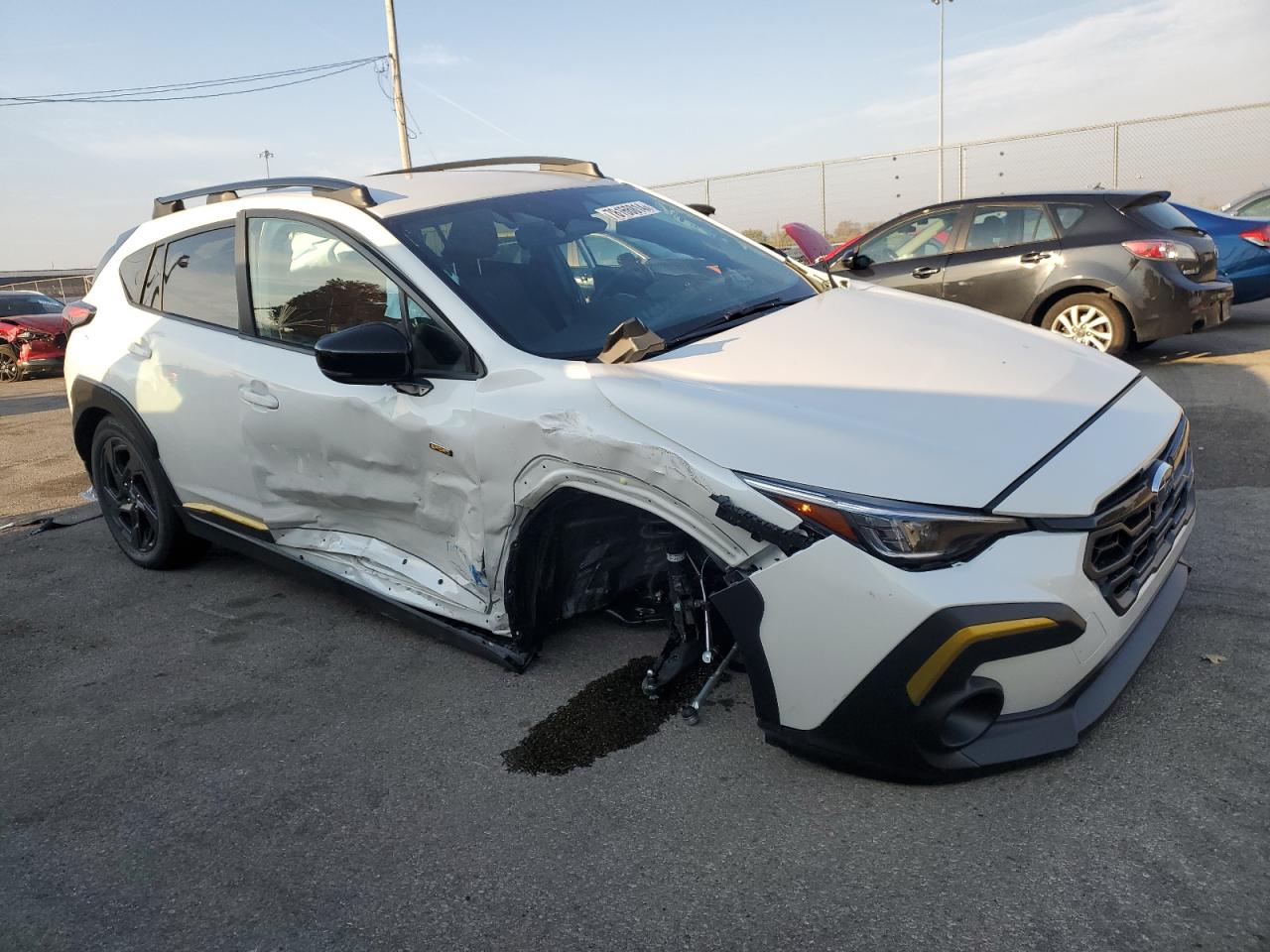 2024 Subaru XV VIN 4S4GUHF65R3791761 Copart auction photo, all over damage thumbnail 4