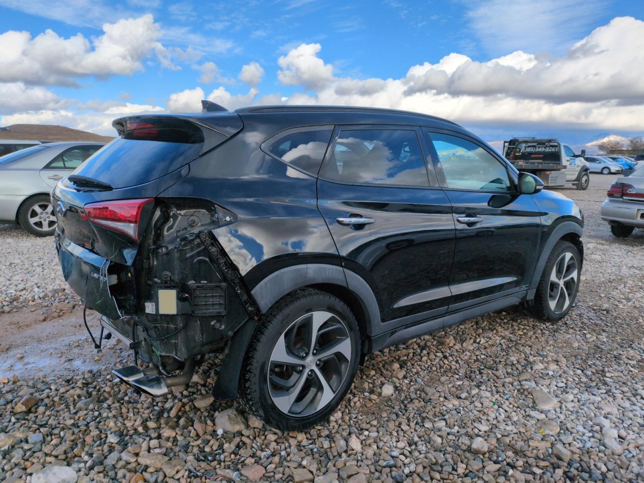 2016 Hyundai Tucson VIN KM8J33A25GU114944 Copart auction photo, front end damage thumbnail 3