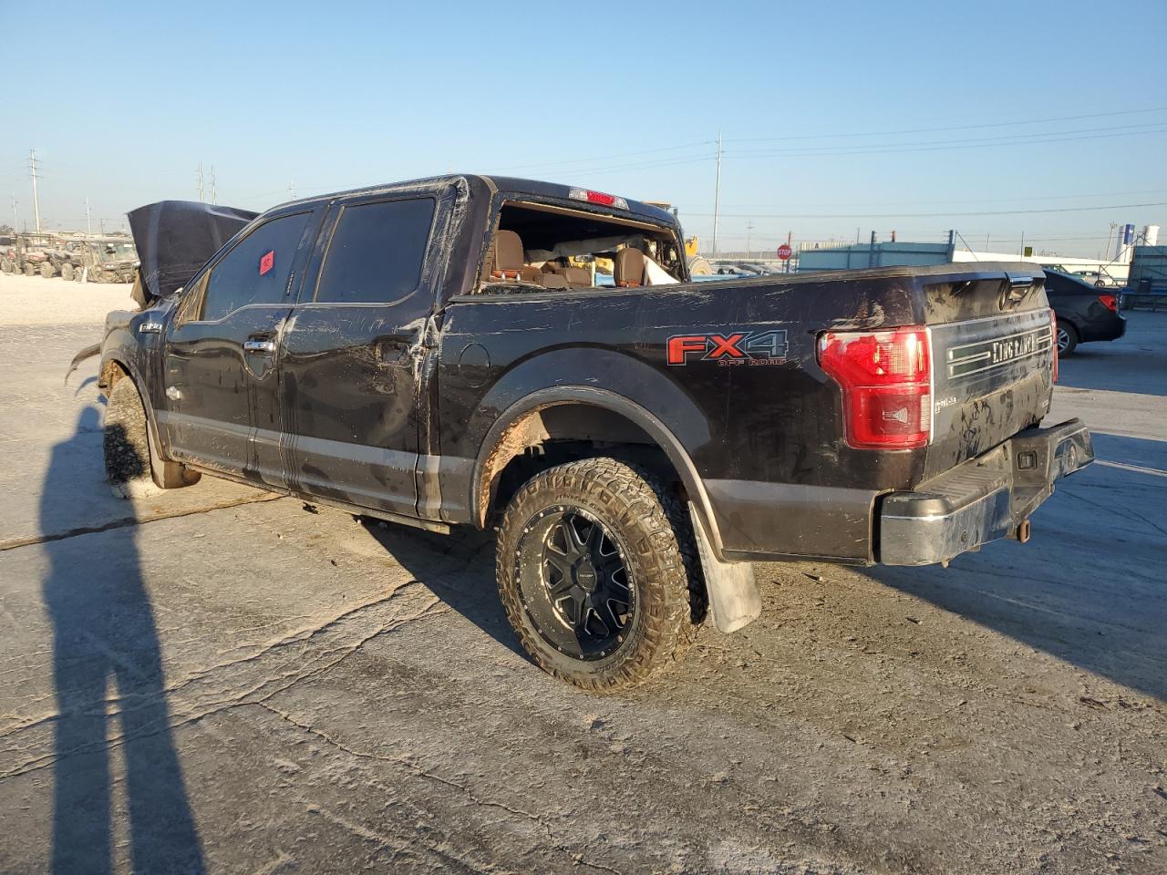 2018 Ford F-150 VIN 1FTEW1EG9JFA44223 Copart auction photo, front end / all over damage thumbnail 2