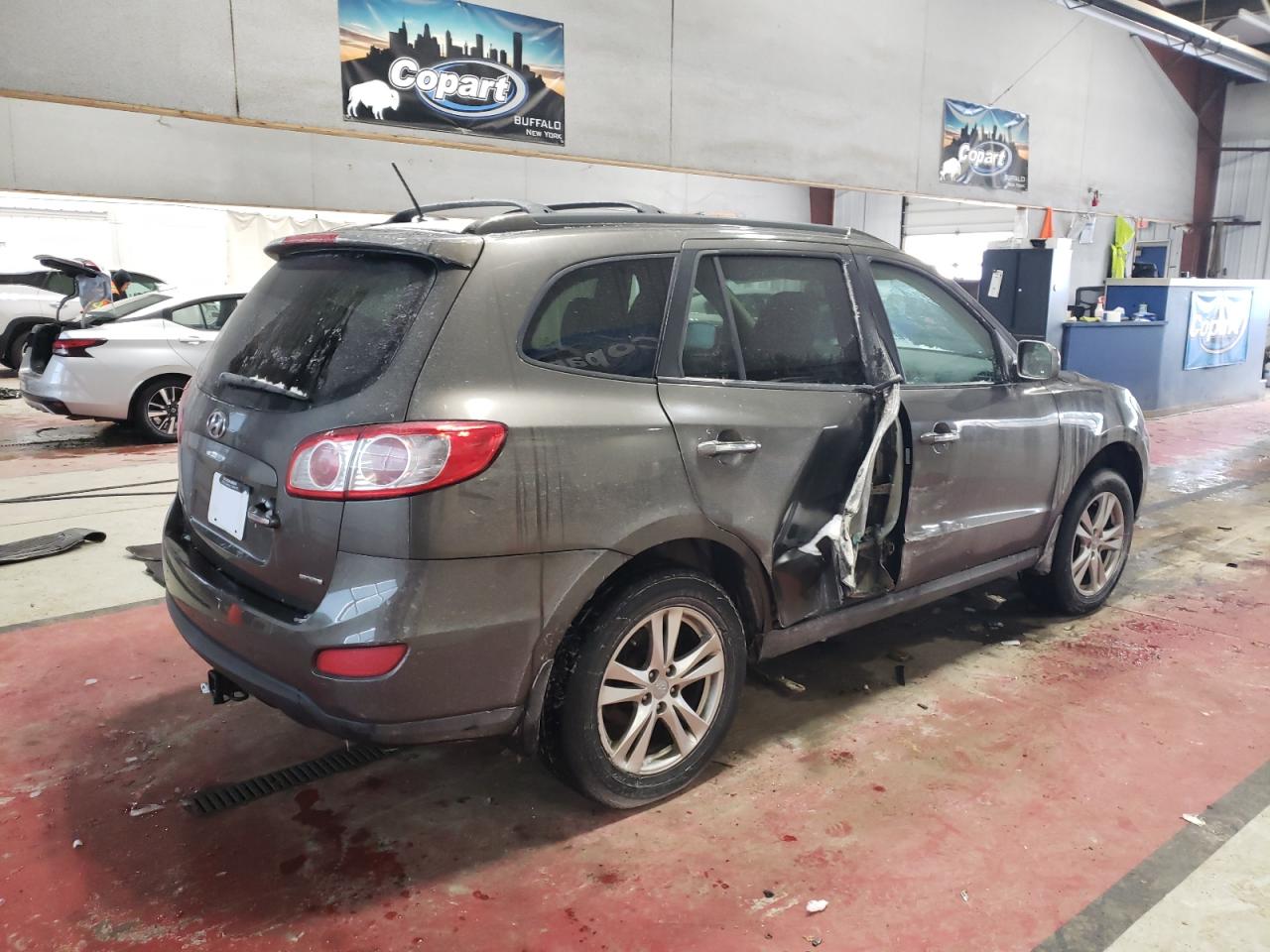 2012 Hyundai Santa Fe VIN 5XYZK3AB8CG127970 Copart auction photo, side damage thumbnail 3