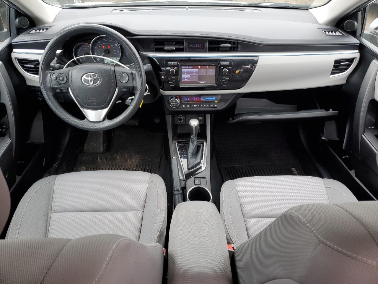 2014 Toyota Corolla VIN 5YFBURHE0EP118533 Copart auction photo, side / front end damage thumbnail 8