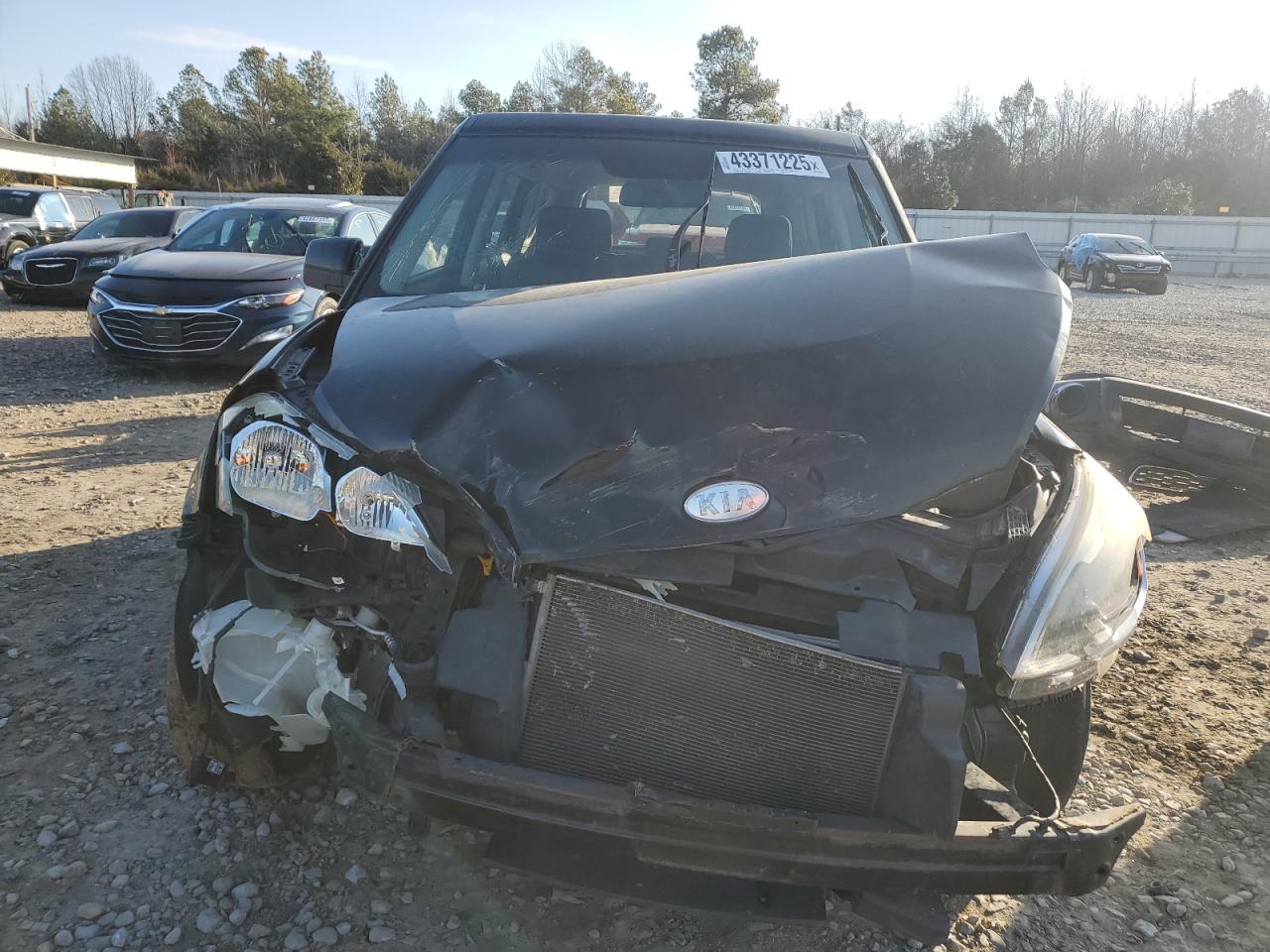 2012 KIA Soul VIN KNDJT2A57C7377289 Copart auction photo, front end damage thumbnail 5