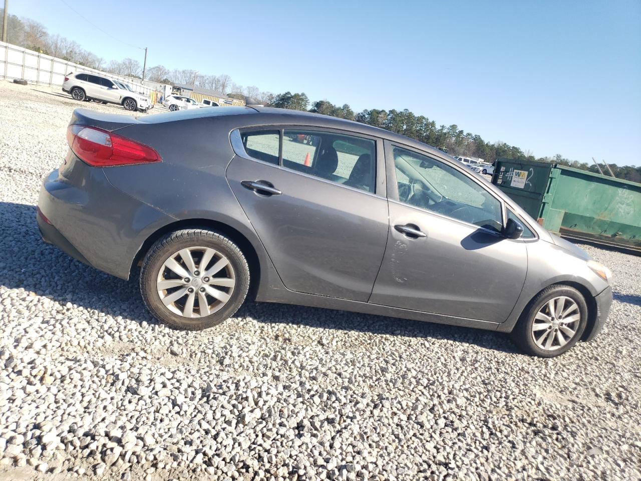2014 KIA Forte VIN KNAFX4A86E5046845 Copart auction photo, mechanical / minor dent/scratches damage thumbnail 3