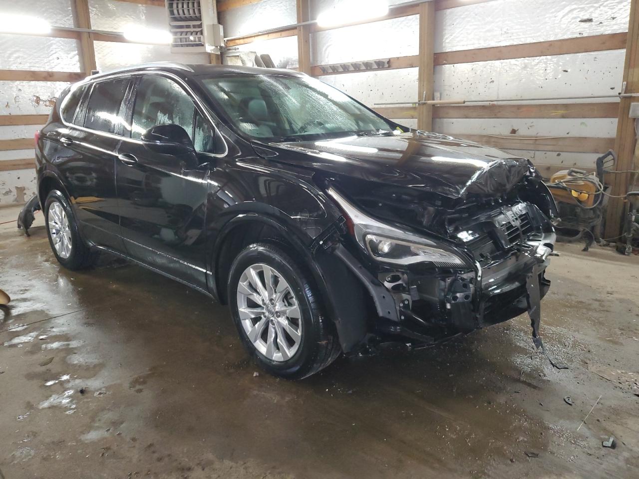 2017 Buick Envision VIN LRBFXDSA0HD124484 Copart auction photo, front end damage thumbnail 4